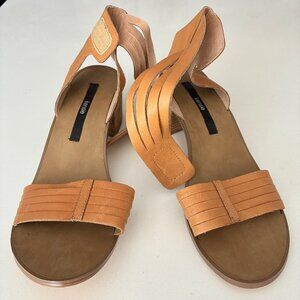 kensie Women's Heidi Dress Sandal, Honey, 10M